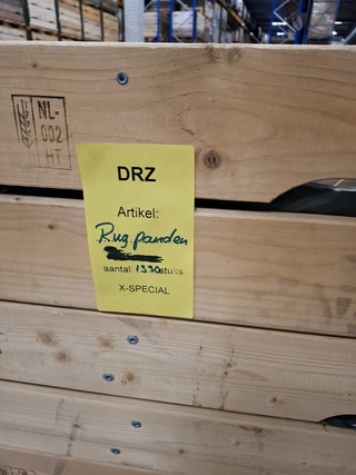 Ca. 1330x Rugpanden Woodland print